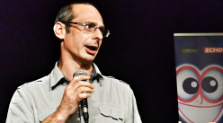 Swapping sermons for stand-up