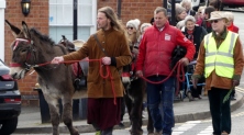 Palm Sunday procession in Alvechurch 