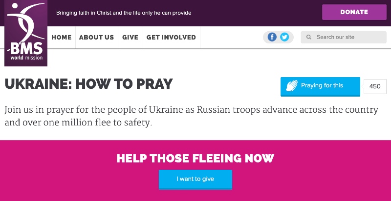 BMS Ukraine how to pray