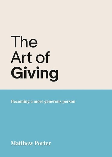 Book cover of The Art of Giving by Matthew Porter