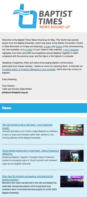 BT Round-up May 2025