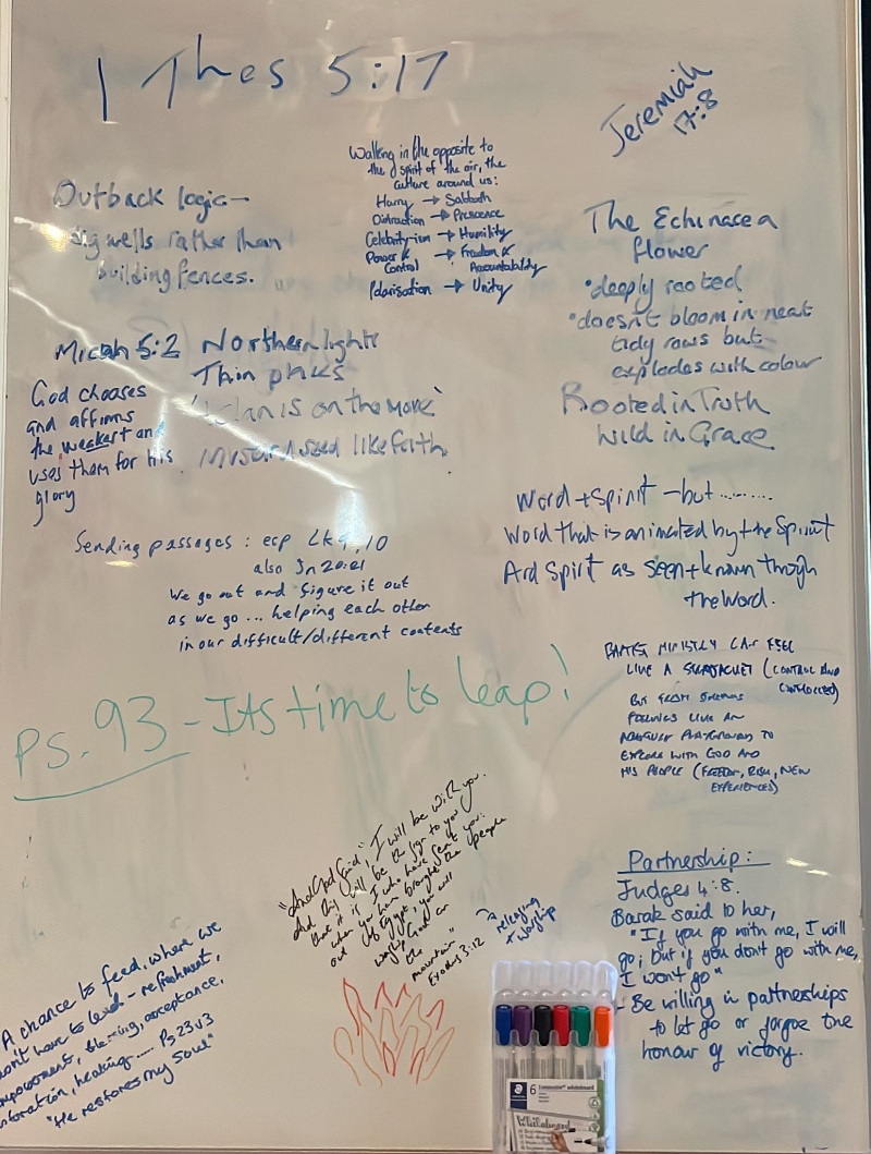Fresh Streams whiteboard with comments