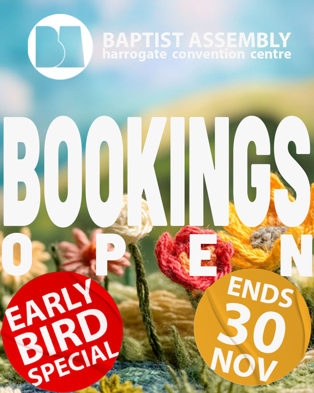 BookingsOpenEarlybirdBranding