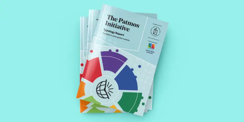 Image of the Patmos Typology Report, set against a light blue backround