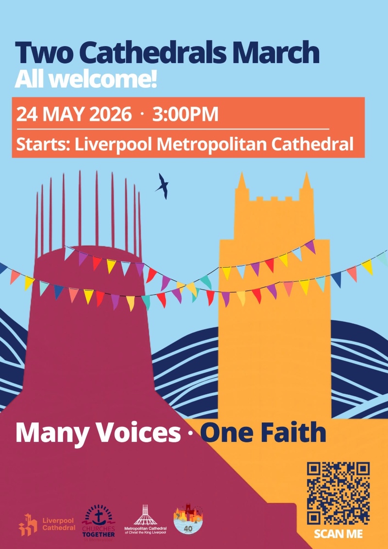 Two Cathedrals March poster