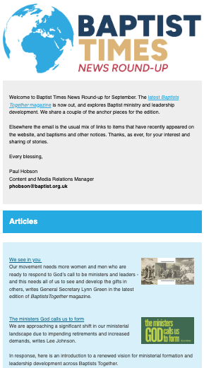 BT Round-up Sept 26