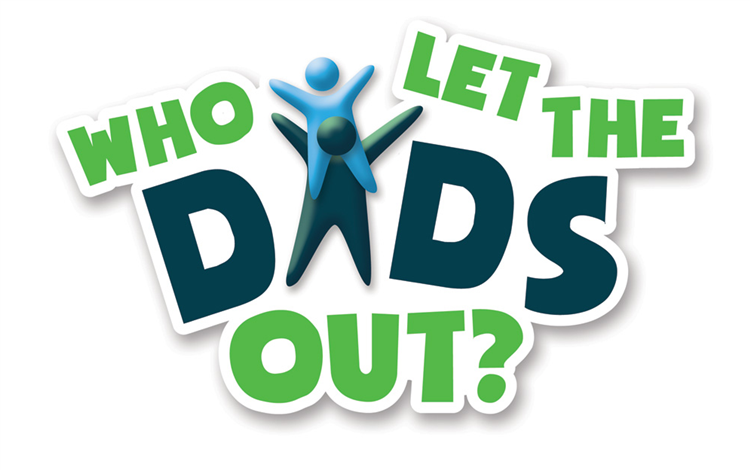 Who let the dads out logo