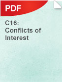C16 Conflicts of Interest