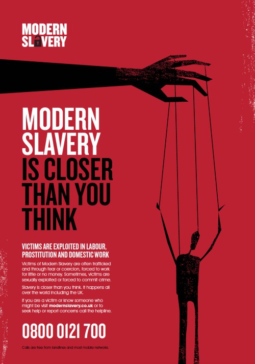 Modern Slavery poster