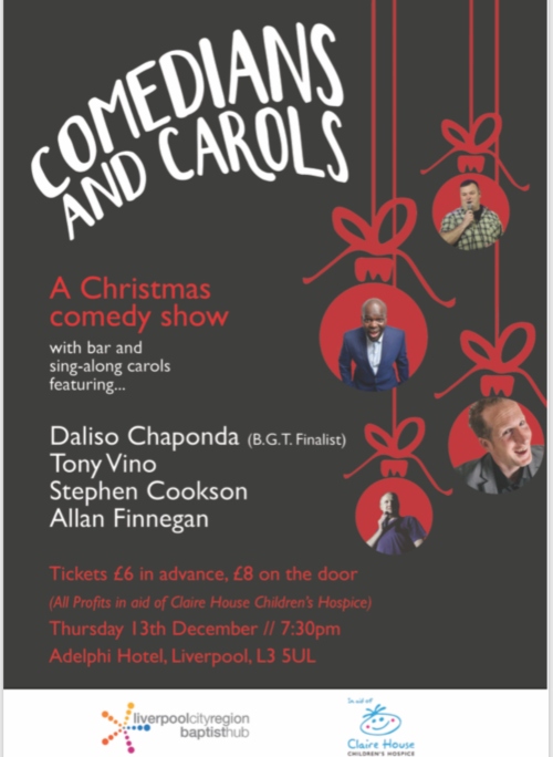 Comedians and Carols poster