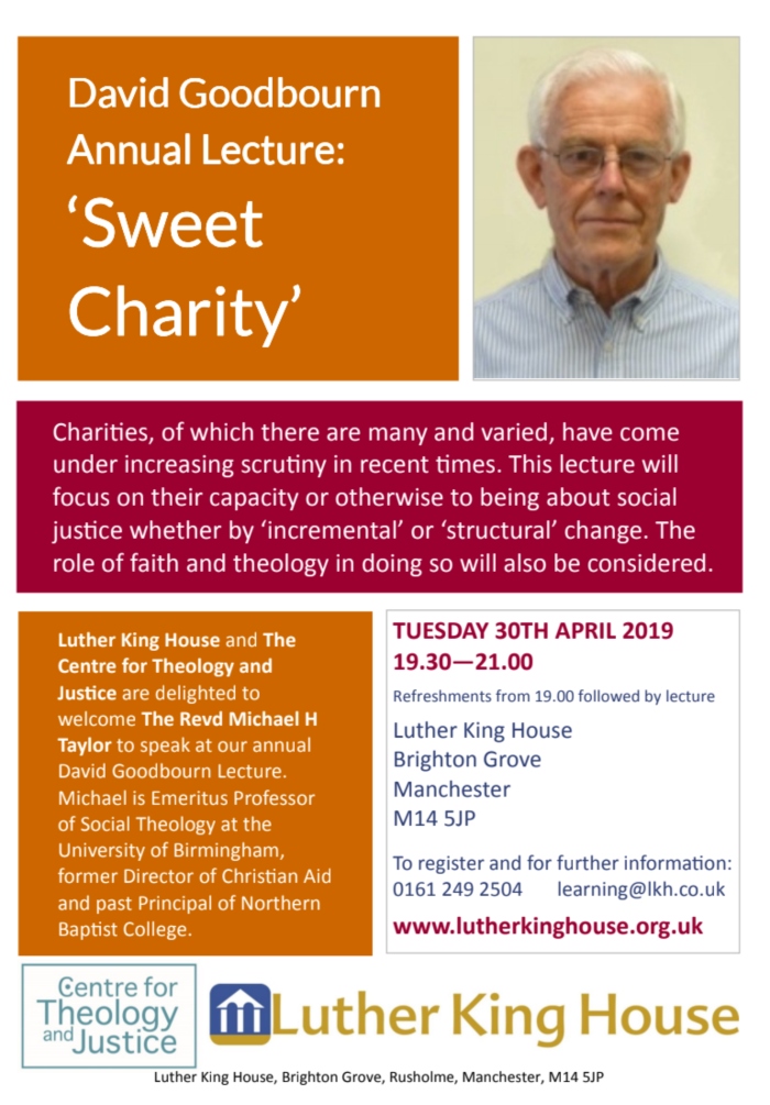 Sweet charity DG Lecture