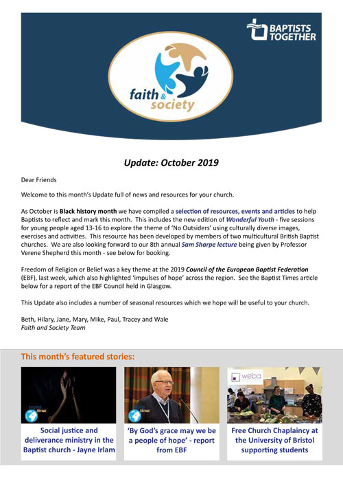 MonthlyUpdate Oct2019