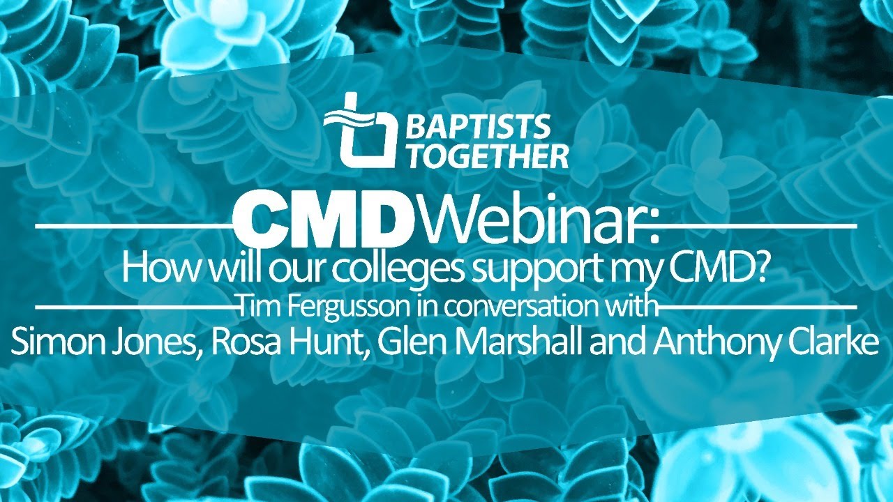 CMD webinar - How will our colleges support my CMD?