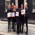 Hunger petition taken to Downing Street