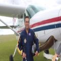 Blind minister in parachute jump